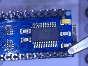 Arduino Nano FTDI Closeup pin 26