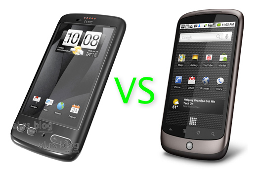 HTC Bravo vs Nexus One