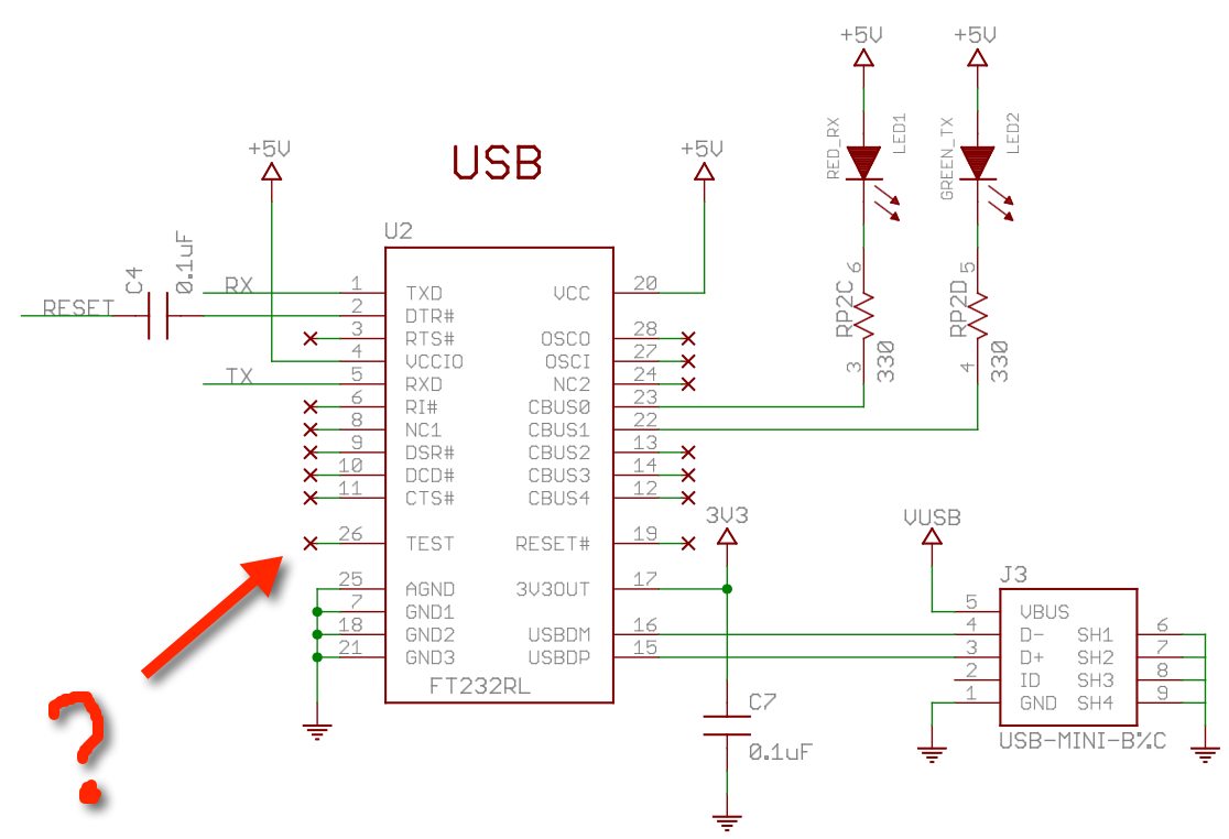 Arduino Nano Schematic