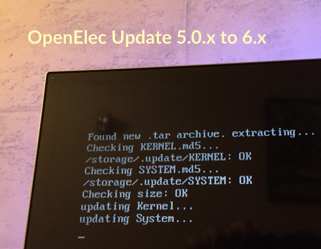 OpenElec Update Raspberry Pi