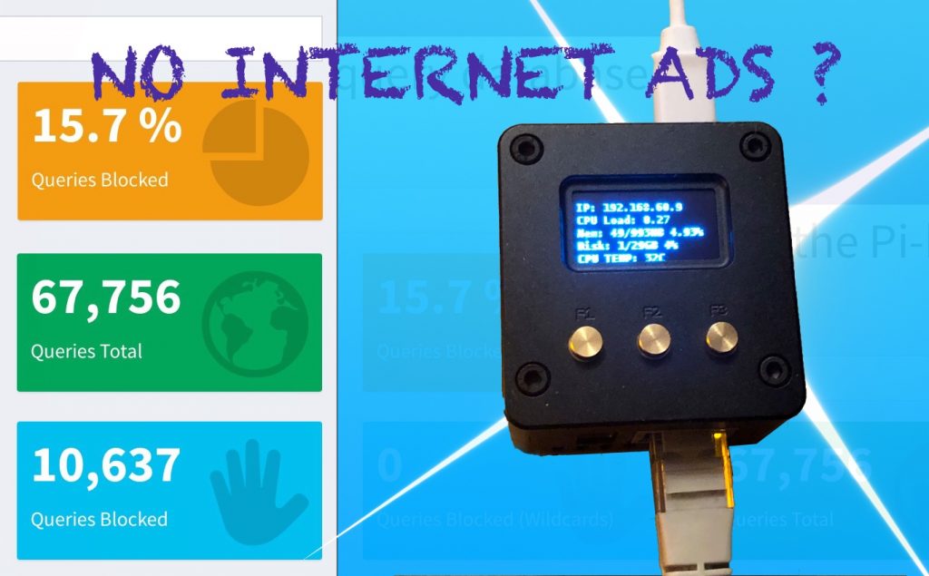 remove internet ads with dns pihole